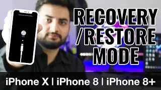 How to Put iPhone X / XR / XS / iPhone 8 / 8 Plus in Recovery mode | Restore Mode Tutorial