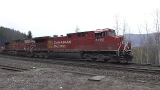 Skeena Pacific #2248 CPKC Stacks and Racks East, Mile 87.4 Shuswap Sub, Squilax, BC  2024-09-25