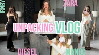 VLOG29 НОВЫЕ ПОКУПКИ/ZARA/DIESEL/ MANGO/IRNBY/распаковка с примеркой/образы на весну,лето/обзор 2023