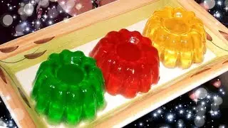 Como Hacer Una sencilla Gelatinas de Agua/ Postre facil