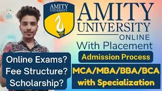 Amity Online MCA | Online MBA | Amity Online Degree with Placement | Amity MCA & MBA specialization
