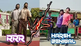 RRR VS HARSH BENIWAL SONG 🤯🔥😂 | Memes Editz #harshbeniwal