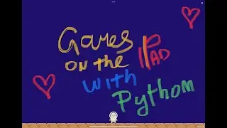 Pythonista game ipad - day 1
