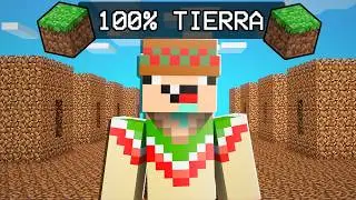 ¡Minecraft PERO hay MUCHA TIERRA! 😂🪨 SILVIOGAMER MINECRAFT PERO