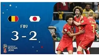 highlight BELGIUM vs JAPAN , score 3 - 2