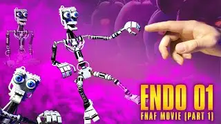 How to make articulated Endo in less than 8 minutes | FNAF clay art