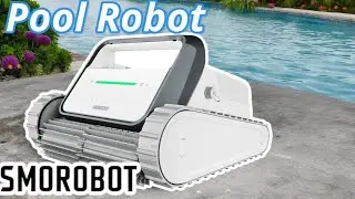 Pool Cleaning Robot | SMOROBOT Tank C1 Cordless Battery Powered Swimming Pool Cleaner Review