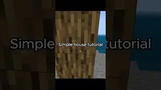 Simple house tutorial #minecraft #shorts
