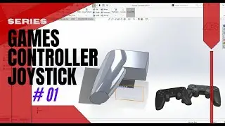 Starting to Create the Games Controller Shape Using Extrudes and Lofts English- Stage #1 - AER Int.
