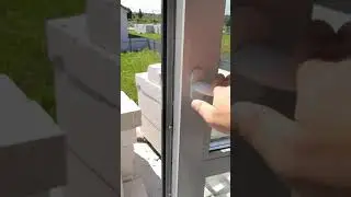 Штульповая балконная дверь с открыванием на улицу