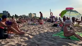 Последний выходной лета 2022 на пляже Самары