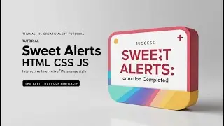 Sweet Alerts Using HTML, CSS & JS