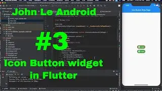 #3 How to use Icon Button widget in Flutter  - Flutter tutorials for beginners or advanced learners