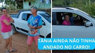 EU E TÂNIA FOMOS DAR UMA VOLTA DO CARRO DE NAEL PELA PRIMEIRA VEZ!!