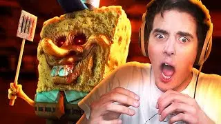 SPONGEBOB HORROR GAME?!! | 3:00 AM at The Krusty Krab
