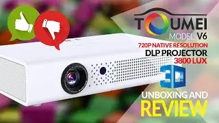 Toumei V6 3D DLP Android Projector - Unboxing And Review