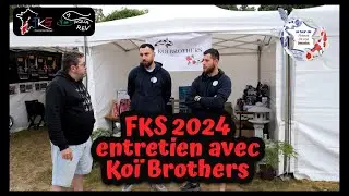 FKS 2024 entretien avec Koï Brothers au France Koï Show (bassin de jardin)