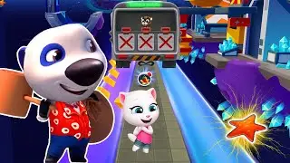 Talking Tom Gold Run ~ Talking Angela & Hawaiian Hank's Epic Raccoon Chase in Sea Stars Events!