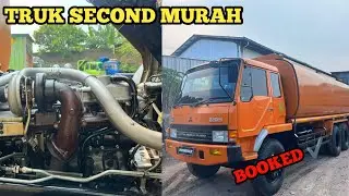 DIJUAL‼️REVIEW KONDISI MESIN TRUK MITSUBISHI TRONTON 6X2 TAHUN 2018 ISTIMEWA