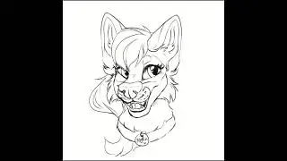 Fursona Headshot [Commission] #SHORTS