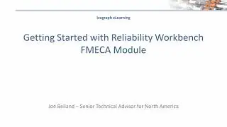 FMECA (FMEA, DFMEA) Getting Started (Part of Reliability Workbench Suite)