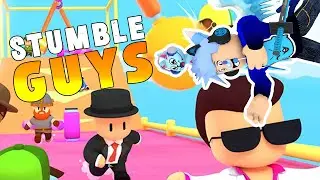 DISPUTA ACERRADA COM INSCRITOS! STUMBLE GUYS!