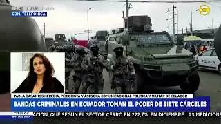 Paola Basantes Heredia, periodista política y militar en Ecuador │ HNT a las 
