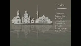 Leinwanddruck Dresden I