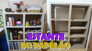 DIY - ESTANTE DE PAPELÃO / Priscila Peçanha