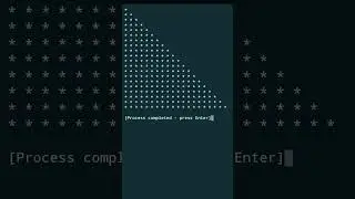 Best Left side fill triangle pattern in python by using asterisk ✳️ 