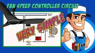 Fan Speed Controller Circuit | Very Simple | Easy to make | ac dimmer