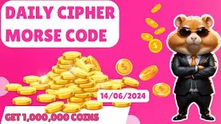 Hamster Kombat Daily Cipher Code Is Here Today Date // 14/06/2024 // Get 1,000,000 Coins