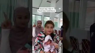Baru Lahiran Udah Seger Banget, Langsung diajak TikTok-an Bidan Novel Bidan Viral