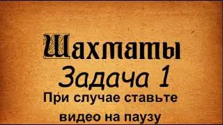 Шахматы. Задача 1. Мат в 30 ходов 