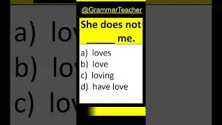 GRAMMAR TEST 