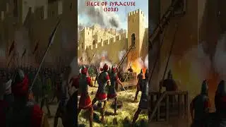 Siege of Syracuse 1038 Medieval Romans vs  Arabs 