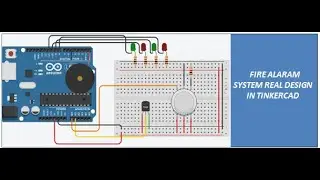 fire alaram system in tinkercad
