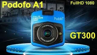 Тест, обзор видеорегистратора. TEST REVIEW DVR GT300 Dashcam Full HD 1080P Podofo A1