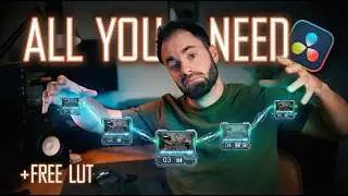 Stop Using 15 Nodes for Color Grading (Do This Instead) / DaVinci Resolve Tutorial
