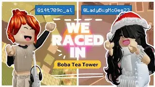i raced LadyBug in Boba Tea Tower! it was so fun guys😊 @tvforladybug #14t709c_al