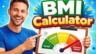 Build a BMI Calculator in Python Step by Step | bmi calculator project in python | PythonCoders-r1b