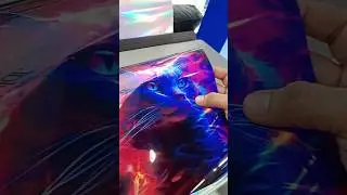 Impresion Holográfica Con HP, #impresoras #hewlettpackard #flujocontinuo,#hpprinter
