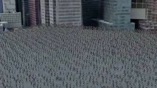 Blender Crowd Animation
