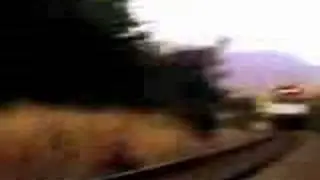Baby and the Train