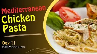 Pasta with Crispy Chicken & Cherry tomatoes - One of the best Italian Pasta Recipe.