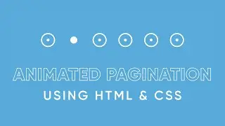 Animated Pagination using HTML, CSS and jQuery