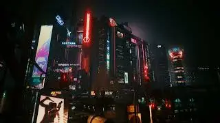 cyberpunk 2077 | night city background