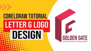 How To Create Letter G 3D logo in Coreldraw | Corel draw Tips & Tricks