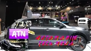 Kia Soul EV fitted with wireless charging.| Auto Tech News 2018