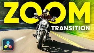 How to Make a Zoom Blur Transition in DaVinci Resolve